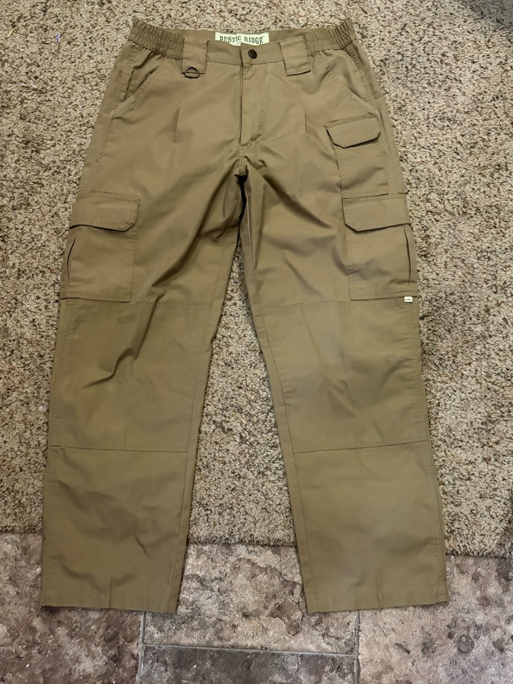 Classic Men's Cargo Pants in Tan by Rustic Ridge